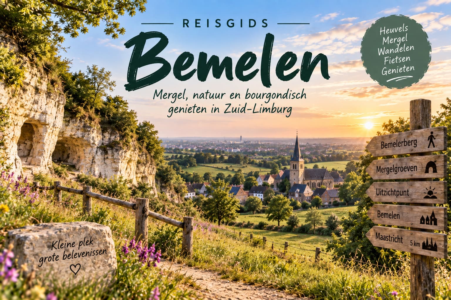 Bemelen en de Bemelerberg in het Zuid-Limburgse heuvellandschap