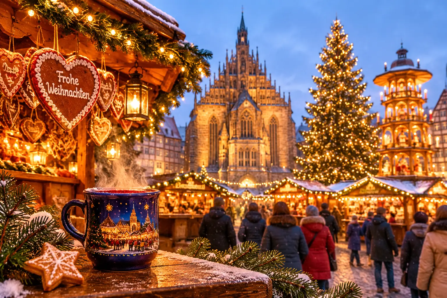 De geschiedenis van Duitse kerstmarkten: waar begon de kerstmagie?