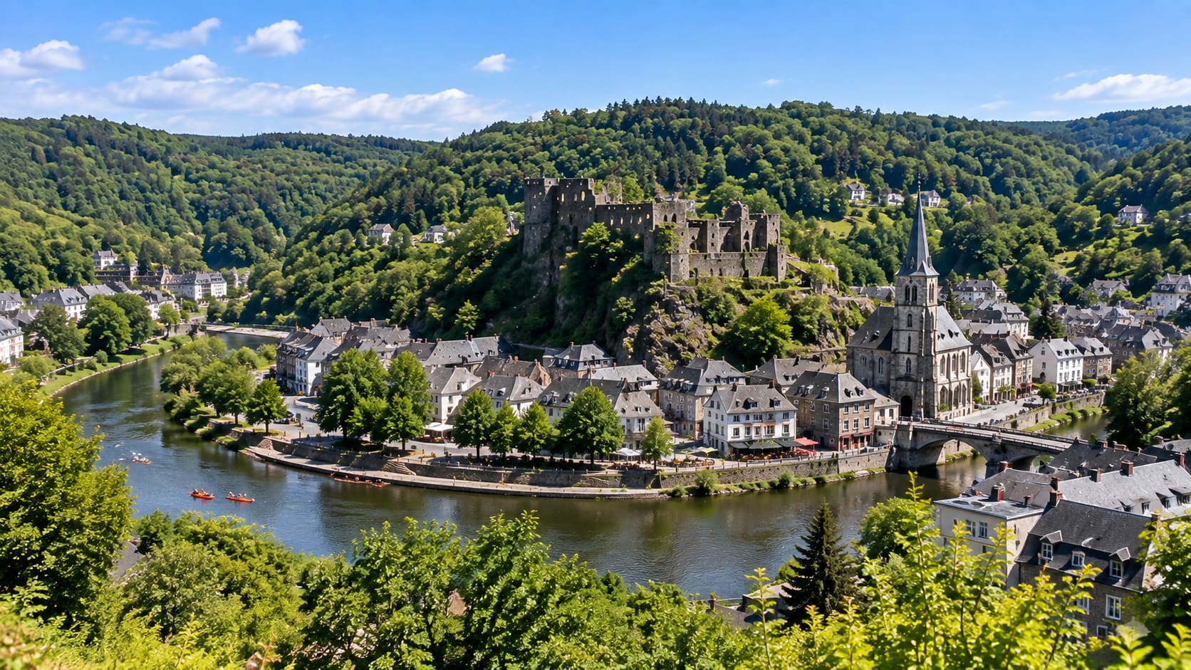Reisgids La Roche-en-Ardenne – kastelen, natuur en avontuur aan de Ourthe