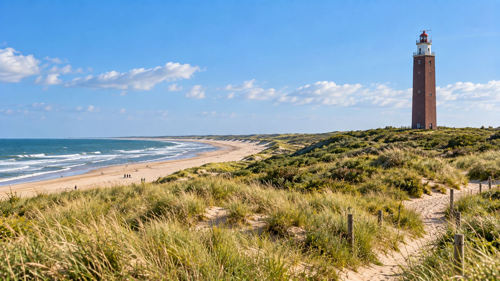 Ouddorp: brede stranden, duinen en watersport aan de Noordzee
